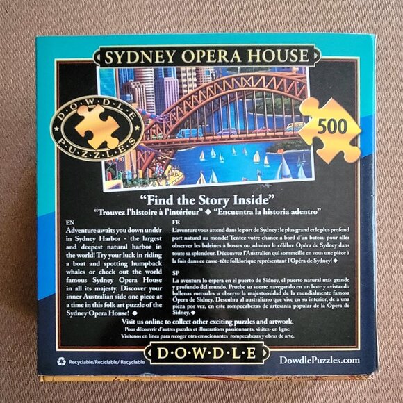Dowdle SYDNEY OPERA HOUSE Puzzle 500 pieces Australia - Picture 4 of 9
